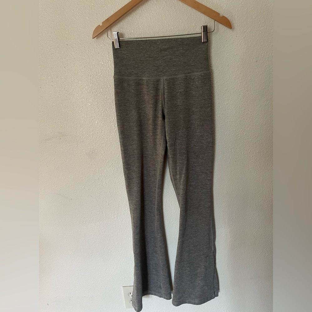 Aerie Offline Gray The Hugger Pull On High Rise Leggings Size Medium Long Inseam